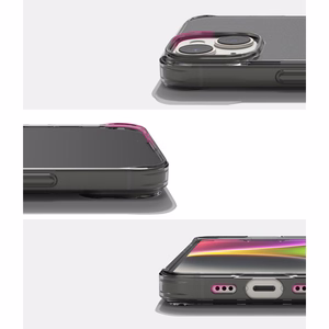 Ringke Fusion Matte apvalks iPhone 14 Plus ar gēla rāmi – pelēks