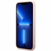 Guess Glitter Script viedtālruņa apvalks iPhone 14 Pro Max - rozā