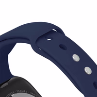 Crong Liquid - Apple Watch siksniņa 44/45/46/49 mm (Navy zils)