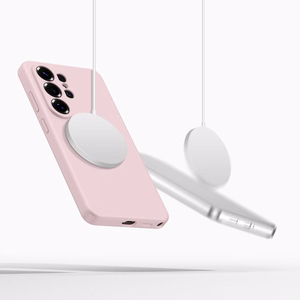 Tech-Protect Silikona MagSafe Maciņš for Samsung Galaxy S26 Ultra - rozā