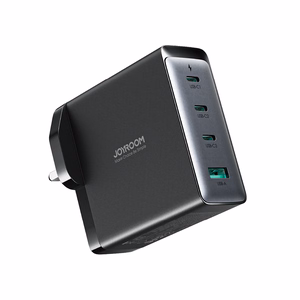 GaN lādētājs UK Joyroom JR-TCG05UK 140W 3x USB-C USB-A + USB-C / USB-C kabelis 240W 1.2m