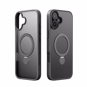 Maciņš Dux Ducis "Yind 360 Ring Stand" Apple iPhone 16 melns