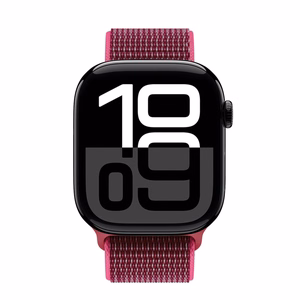 Crong Nylon Apple Watch sporta siksniņa, 38/40/41/42 mm, Magenta Fusion
