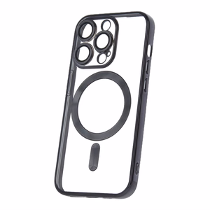 Color Chrome Magnētiskais viedtālruņa apvalks iPhone 14 Pro 6,1" melns