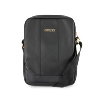 Guess Saffiano 10 collu plansetes soma - melns