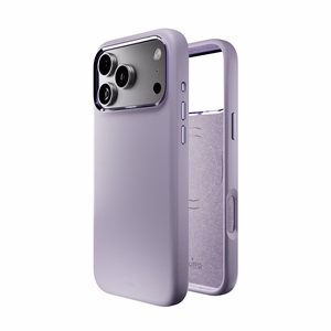 Pure Icon Magnētiskais Pro šķidra silikona viedtālruņa apvalks iPhone 17 Pro, MagSafe saderīgs, ar kameras aizsardzību un alumīnija pogām - rozā