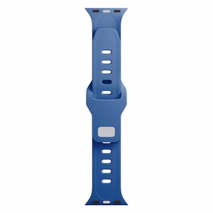 3mk silikona siksniņa Apple Watch, 38/40/41/42 mm, zils, mazais izmērs