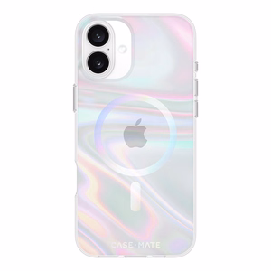 Case-Mate Soap Bubble MagSafe vāciņš ierīcei iPhone 16 Plus, zaigojošs