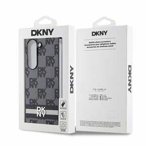 DKNY Viedtālruņa apvalks Samsung Galaxy Z Fold6 ar rakstainu rakstu – melns
