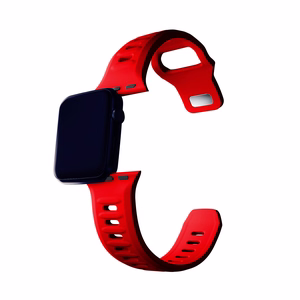 3mk silikona siksniņa Apple Watch, 42/44/45/46/49 mm, sarkans, lielais izmērs