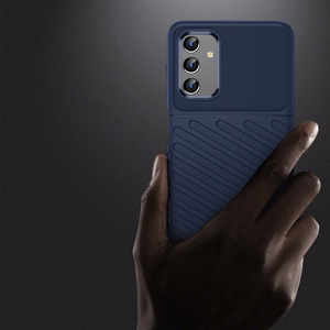 Thunder apvalks elastīgs bruņu Samsung Galaxy A13 5G zils