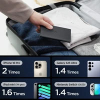 Spigen Essential EA2210 portatīvais lādētājs 10000 mAh 22.5W - melna