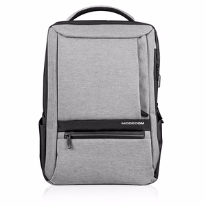Modecom SMART 15 mugursoma, melna/pelēka, poliesters