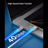 Spigen EB24012CC USB-C kabelis 240W 120cm - Balts