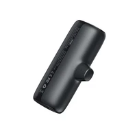 4 Veger W007CK 5000mAh portatīvo lādētāju komplekts (2x Lightning + 2x USB-C) ar uzlādes staciju - melna