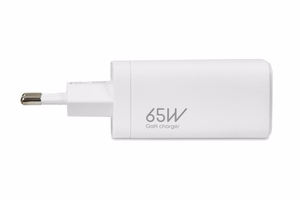 iBOX C-65 balts, GaN 65W universāls lādētājs