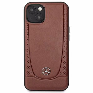 Mercedes MEHCP14MARMRE iPhone 14 Plus 6.7 "sarkans / sarkans cietais apvalks ādas Urban Bengale