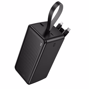 Borofone Внешний аккумулятор 50000mAh BJ79C Clever - USB - с кабелями USB, Type C и Lightning чёрный