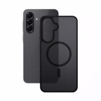 Crong Hybrid Matte Magnetic - MagSafe Case Samsung Galaxy A56 (melns)