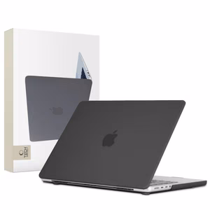 Tech-Protect SmartShell viedtālruņa apvalks MacBook Pro 16" M1 / M2 / M3 2021-2023 - matēts melns