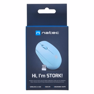 NATEC STORK pele mājas RF bezvadu + USB Type-A optiskā 1600 DPI