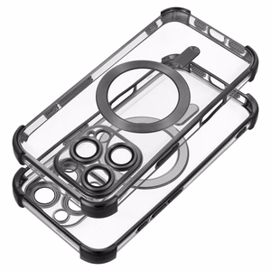 Case for iPhone 17 AIR Antishock Electro compatible with MagSafe black