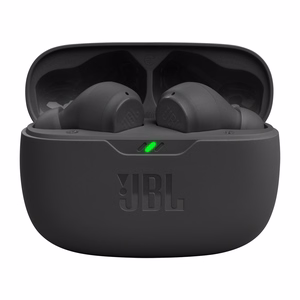 Bezvadu austiņas JBL IP54 IPX2 Wave Beam melnas