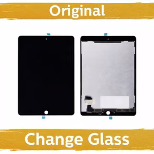 LCD Displejs Saderīgs ar iPad Air 2 / (2nd Gen) Melns Original (Renewed: China)