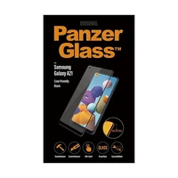 PanzerGlass E2E Regulārais rūdītais stikls Samsung Galaxy A21 - ar melnu rāmi