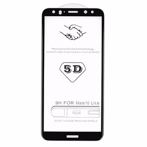 Aizsargstikls pilno klijavimo 5D (m) - melns SAMSUNG GALAXY M53 5G