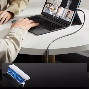 Joyroom S-A50 Unlimited Series 3A USB-A - USB-C Cable with Magnetic Organizer 1.2m - Gray