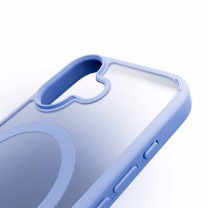 Чехол Puro Gradient TPU совместимый с MagSafe для iPhone 17 - синий