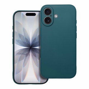 Matētais viedtālruņa apvalks (m) IPHONE 17 - tumši zaļš