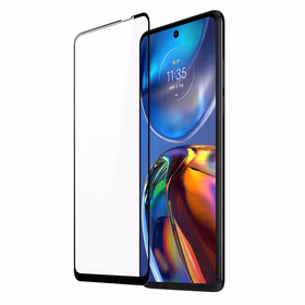 Dux Ducis 10D Aizsargstikls 9H visam ekrānam ar rāmi Motorola Moto E32, melns, derīgs korpusam