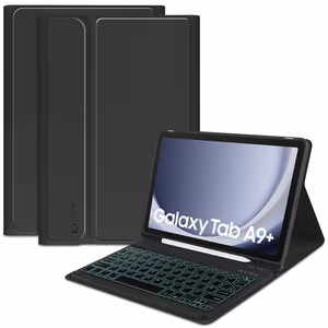 Tech-Protect SC Pen + Tastatūras viedtālruņa apvalks ar tastatūru Samsung Galaxy Tab A9+ 11" X210 / X215 / X216 - Melns