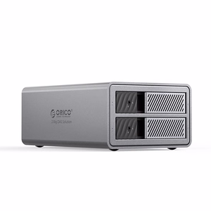 Orico 9828RU3 2 Big DAS Solution ProRAID disku masīvs 2 2,5"/3,5" SATA HDD/SSD diskdziņiem ar RAID kontrolieri - pelēks