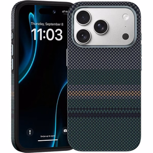 Benks Magnetic Armor Pro Aurora 600D kevlara vāciņš (C.K.FL.AP.SR.A073) iPhone 18 Pro Max / 17 Pro Max ar kameras vadības pogu