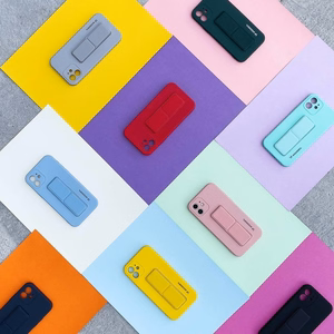 Wozinsky Kickstand Case silikona viedtālruņa apvalks ar statīvu Xiaomi Redmi 10X 4G / Xiaomi Redmi Note 9 melns