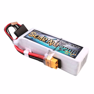 Gens ace G-Tech Soaring 2200 mAh 14,8 V 30C 4S1P LiPo akumulatoru komplekts ar XT60 savienotāju