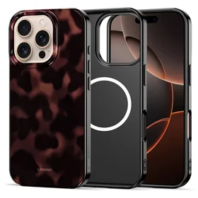 Tech-Protect Lamano Magnētiskais viedtālruņa apvalks iPhone 16 Pro - melns un sarkans