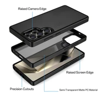 Rock Guard Touch Matte Series Viedtālruņa apvalks Samsung Galaxy S25 pelēks