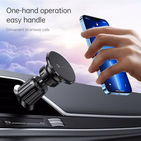 FORCELL F-GRIP MagFlex magnētiskais auto turētājs vējstiklam / paneļim / ventilācijas atverei melns