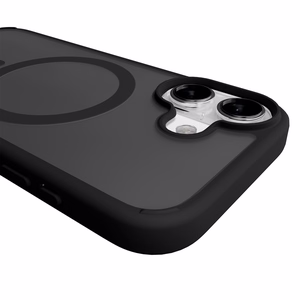 Puro Gradient TPU MagSafe saderīgs viedtālruņa apvalks iPhone 17 - melns