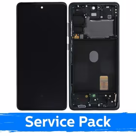 LCD Displejs Saderīgs ar Samsung G780 S20 FE (G781 S20 FE 5G) Ar Frame / Cloud Tumši zils / (Service Pack)