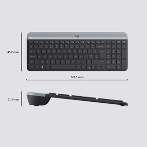 Logitech Slim bezvadu komplekts MK470