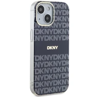 DKNY IML Mono un svītras Magnētiskais viedtālruņa apvalks iPhone 15 / 14 / 13 - zila