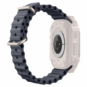Spigen Rugged Armor apvalks Apple Watch Ultra 1 / 2 (49mm) - bēšs