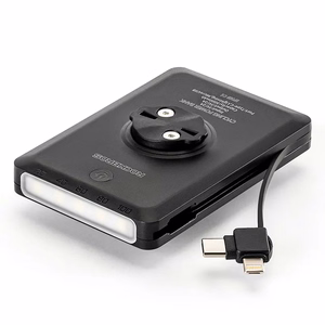 Rockbros JP008 priekšējais velosipēda lukturis ar ārējo akumulatoru 5000mAh 150lm IPX6 - melns