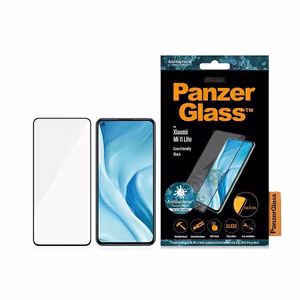 PanzerGlass E2E Regular aizsargstikls Xiaomi Mi 11 Lite 5G antibakteriāls - ar melnu rāmi
