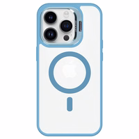 Tel Protect viedtālruņa apvalks ar statīvu Magsafe telefonam Iphone 12 zilais